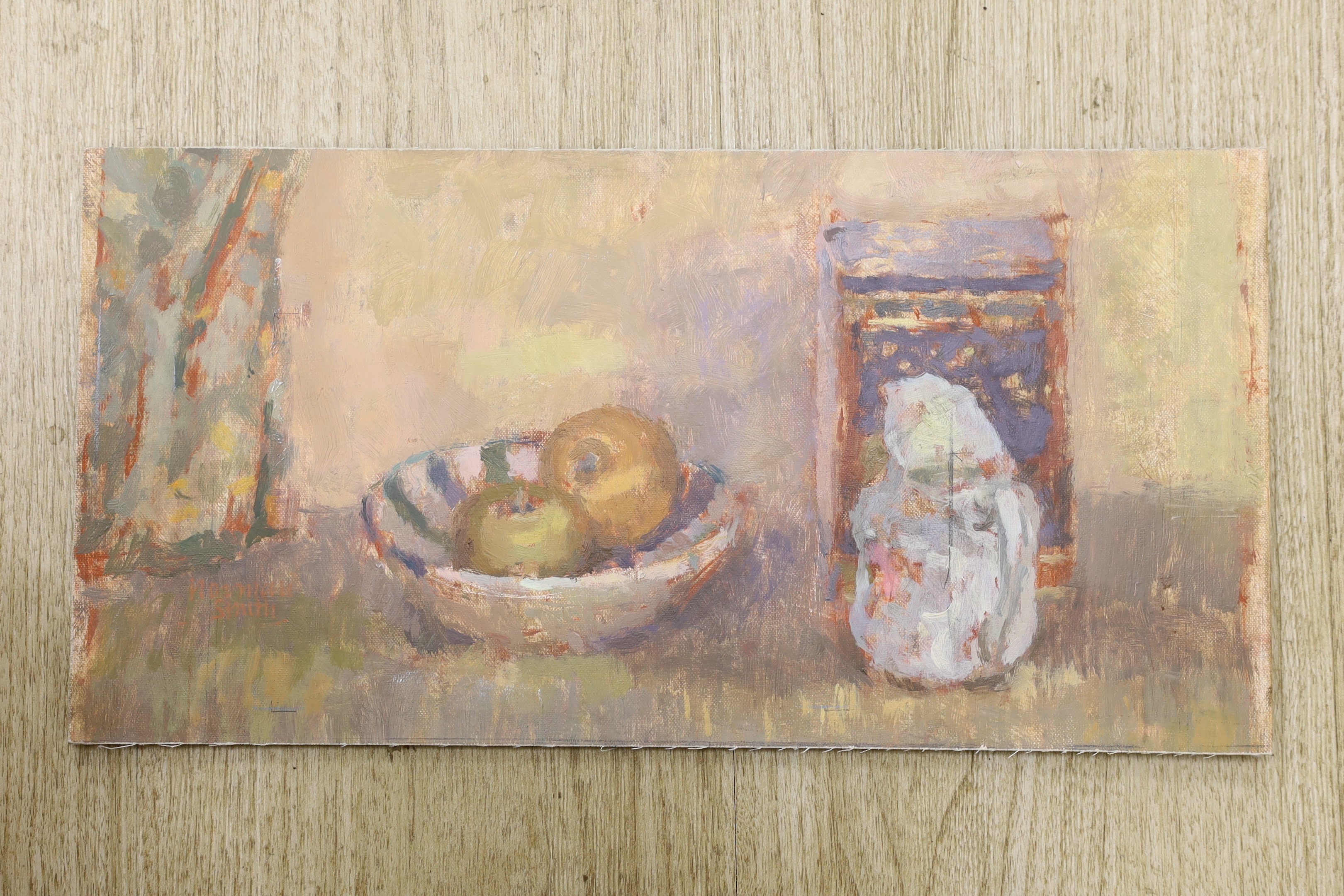 Archibald Sanderson (1900-1971), a group of assorted unframed oils and watercolours including still lifes and topographical studies, largest 30 x 39cm